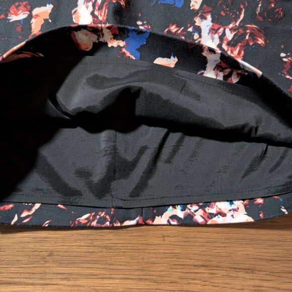 RW&CO mini skirt black print size 0 - Picture 4 of 11